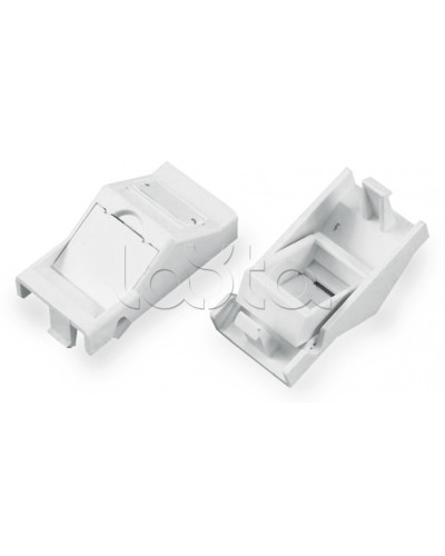 Вставка угловая 45x22.5 для 1 модуля формата Keystone Jack Hyperline SIP2A-1K-M45-22.5 в Стерлитамаке Модули Keystone Pintop.ru