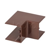 Угол внутренний (25х25) (4 шт) темное дерево EKF-Plast (ibd-25-25x4)