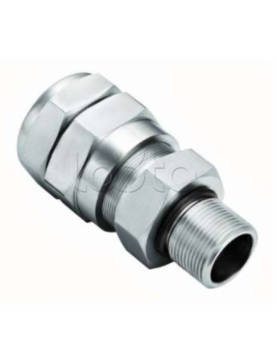 Кабельный ввод для бронированного кабеля с уплотнением внутренней оболочки кабеля резьбой G1/2, внешним диаметром кабеля D от 11 до 15 мм и проходным диаметром кабеля d= 6-10 мм Спектрон КВБ-15/10-М-G1/2 в Стерлитамаке Аксессуары для кабель-канала Pintop.r