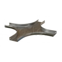 Ответвитель X-образный горизонтальный плавный Hyperline RST-CXS-400-50-0,8-R100-SZ