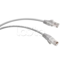 Патч-корд UTP, категория 6, 1 м, LSZH, неэкранированный, серый Cabeus PC-UTP-RJ45-Cat.6-1m-LSZH