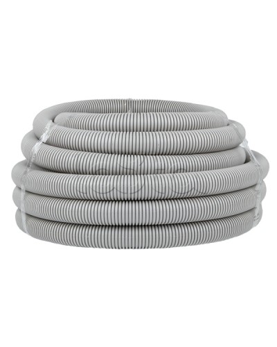 Труба гофр. ПВХ с протяжкой d40 мм (15 м) серая EKF-Plast (tg-z-40) в Стерлитамаке Труба гофрированная Pintop.ru