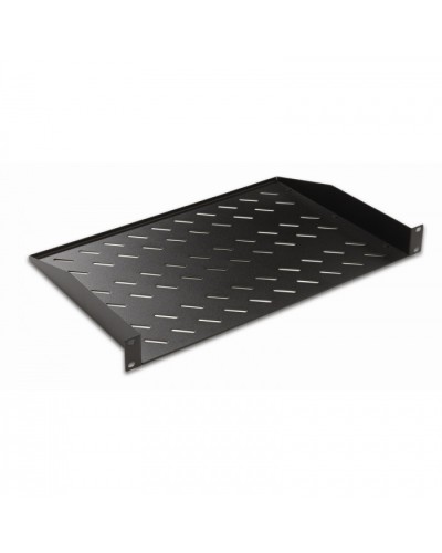 Полка консольная 19, 1U глубина 250мм, нагрузка до 25 кг, чер. Datarex DR-411111 в Стерлитамаке Полки для шкафов и стоек Pintop.ru