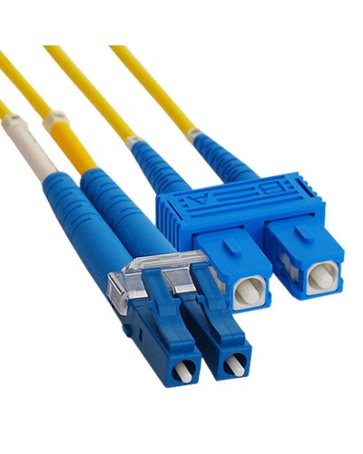 Патч-корд оптический переходной (SM), 9/125 (OS2), LC/UPC-SC/UPC, (Duplex), LSZH, 2м REXANT 50-2410 в Стерлитамаке Патч-корды оптические Pintop.ru