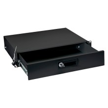 Ящик для документов 2U, глубиной 360 мм (черный) Cabeus DRW-2U-BK