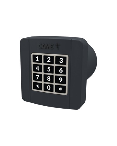 Проводная встраиваемая кодонаборная клавиатура Came 806SL-0290 - SELT2BDG, подключаемая к шине CXN, 12 кнопок, синяя подсветка, RAL7024 в Стерлитамаке Запчасти для шлагбаумов и автоматики Pintop.ru