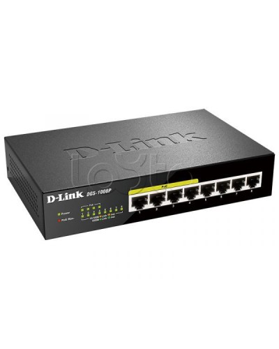 Неуправляемый коммутатор D-Link DL-DGS-1008P/F1A в Стерлитамаке Коммутаторы Pintop.ru