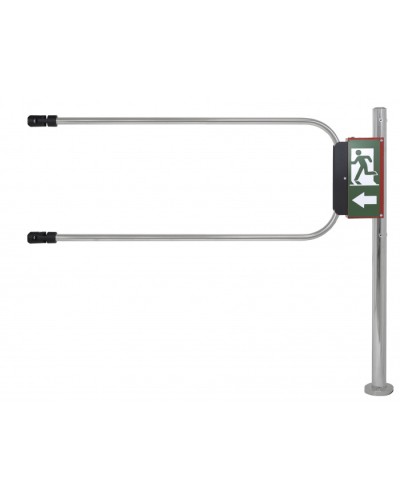 Smartec ST-GR012EC-CR - Калитка аварийного выхода с электромагнитом, хромированная, в комплекте стойка 1000 х D50 мм и створка 1200 х D25 мм. в Стерлитамаке Калитки Pintop.ru
