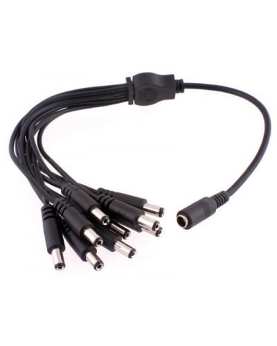 Разветвитель питания на 9 разъемов 2,1*5,5 мм REXANT (14-0317) в Стерлитамаке Системы видеонаблюдения Pintop.ru