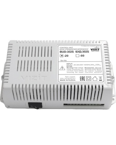 Блок управления и питания Vizit БУД-302S-20 в Стерлитамаке Блоки управления многоабонентные Pintop.ru