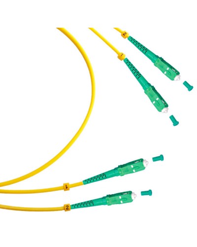 Шнур оптический duplex SC/APC-SC/APC 9/125 sm 1,5м LSZH Cabeus FOP(d)-9-SC/APC-SC/APC-1,5m в Стерлитамаке Патч-корды оптические Pintop.ru