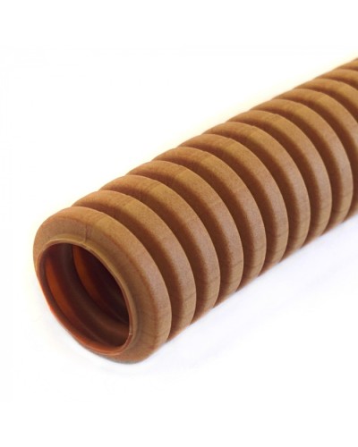 Труба гофрированная ПВХ легкая 350 Н бук с/з д20 (10 м/уп) Промрукав (PR01.0038) в Стерлитамаке Труба гофрированная Pintop.ru