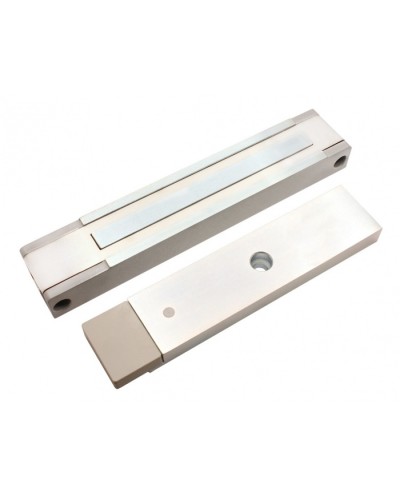 Электромагнитный замок с датчиком состояния двери ALeko ALM-400P (24В серый) в Стерлитамаке Электромагнитные замки Pintop.ru