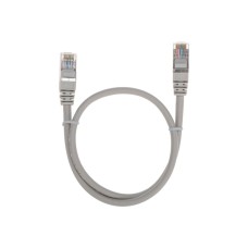 Патч-корд F/UTP, CAT 5e, RJ45-RJ45, 26AWG, LSZH, серый, 0,5м REXANT 02-0110-05