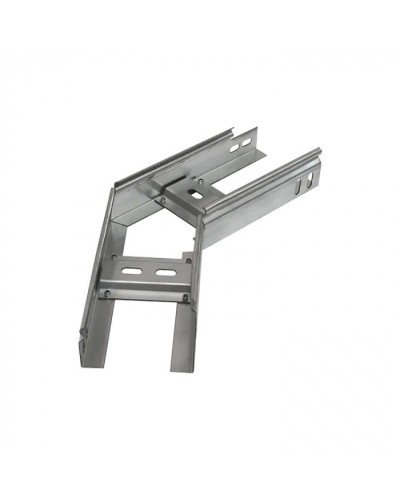 Угол горизонтальный 45 градусов лестничный 400х150 (1,5 мм) Промрукав (PR08.5473) в Стерлитамаке Аксессуары для лотков Pintop.ru