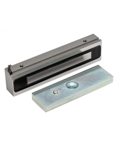 Электромагнитный замок AccordTec ML-200K-3 Premium Grey с планкой в Стерлитамаке Электромагнитные замки Pintop.ru