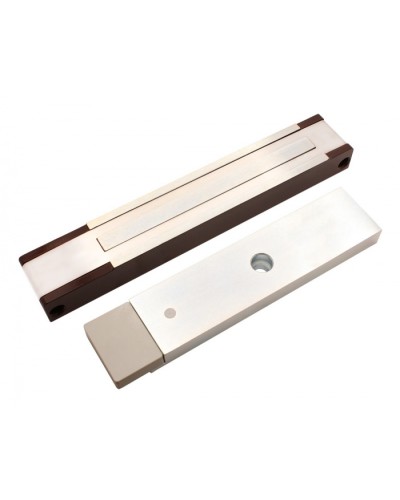 Электромагнитный замок с датчиком состояния двери ALeko ALM-300P (12В коричневый) в Стерлитамаке Электромагнитные замки Pintop.ru