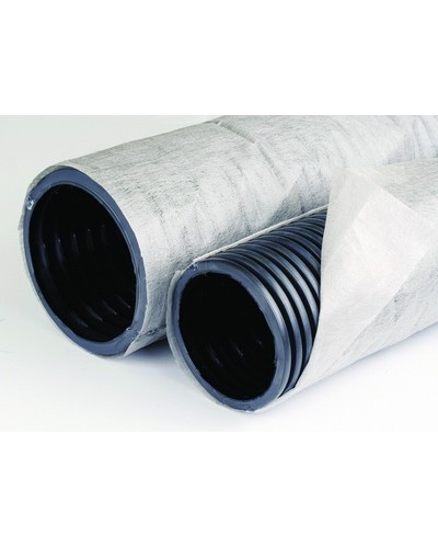 Труба ПНД гибкая дренажная д.125мм с геофильтром SN6, перфорация 360 град DKC (141912A) в Стерлитамаке Труба гофрированная Pintop.ru