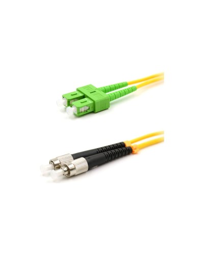 Патч-корд оптический переходной (SM), 9/125 (OS2), SC/APC-FC/UPC, (Duplex), PVC, 5м REXANT 50-2857-1 в Стерлитамаке Патч-корды оптические Pintop.ru