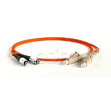 Патч-корд Hyperline FC-D2-50-FC/PR-LC/PR-H-1M-LSZH-OR