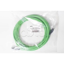 Коммутационный шнур категории 6 U/UTP 4х2х(7х0,21) LSZH 5м зеленый SPL (500016)