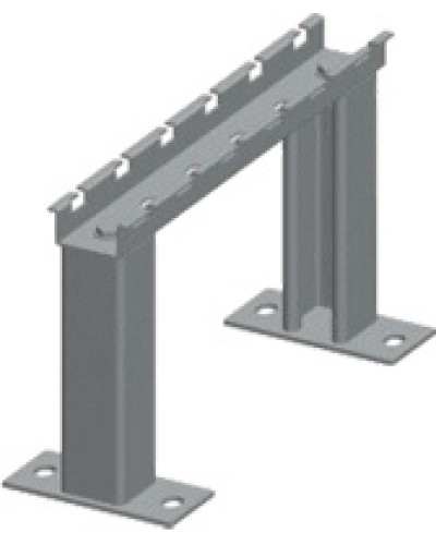 Рама напольная для лотка шириной 200мм LANMASTER LAN-MT-KR200-EZ в Стерлитамаке Аксессуары для лотков Pintop.ru