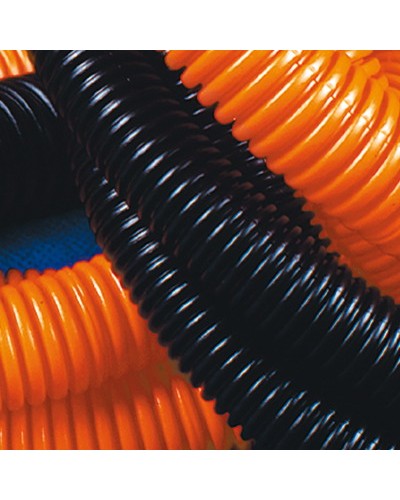 Труба гофрированная ПНД с зондом лёгкая 25 мм цвет оранжевый (50 м) DKC 71925 в Стерлитамаке Труба гофрированная Pintop.ru