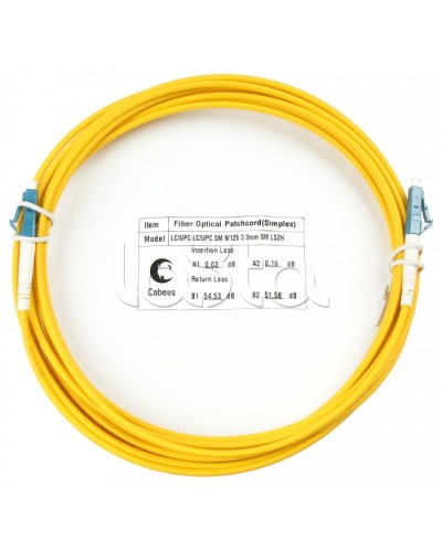 Шнур оптический simplex LC-LC 9/125 sm 25м LSZH Cabeus FOP(s)-9-LC-LC-25m в Стерлитамаке Патч-корды оптические Pintop.ru