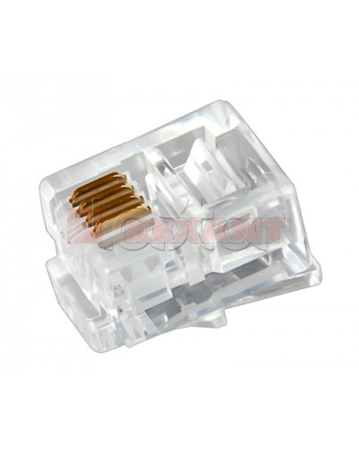 Джек телефонный 6P4C (100шт/уп) REXANT 05-1012 в Стерлитамаке Коннекторы Pintop.ru