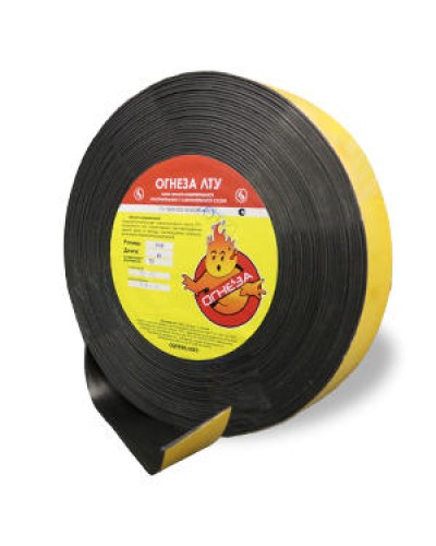 Лента термоуплотнительная Огнеза ОГНЕЗА-ЛТУ 2*50 мм., рулон 25 пог.м. в Стерлитамаке Дополнительное оборудование пожаротушения Pintop.ru