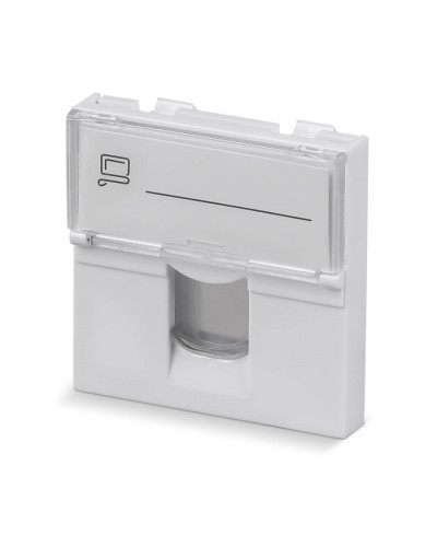 Вставка 45x45 (Mosaic) для 1 модуля формата Keystone Jack (арт.078604) Cabeus (FP-L-45-1M) в Стерлитамаке Модули Keystone Pintop.ru