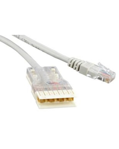 Патч-корд 110 тип-RJ45, 1 пара (1 м) Hyperline PC-110-RJ45-1P-CX-1M-LSZH-GY в Стерлитамаке Патчкорды (медные) Pintop.ru