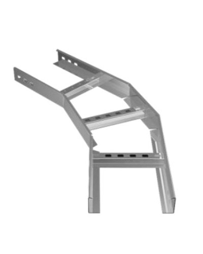 Угол горизонтальный 45° 500х100 (1,2) для лестничного лотка ПожТехКабель (650-322) в Стерлитамаке Кабельные лотки Pintop.ru