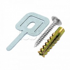 Комплекты для крепления ОКЛ с использованием самореза, дюбеля и хомута FR ПР-25 (100 шт) Промрукав (PR08.5200)