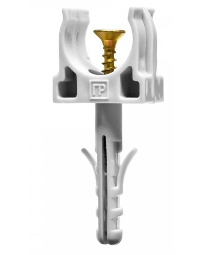 Крепеж-клипса с дюбелем и саморезом серая д16 в малой упаковке (10шт/900шт уп/кор) Промрукав (PR13.0307) в Стерлитамаке Крепеж: Дюбели, шурупы, саморезы Pintop.ru