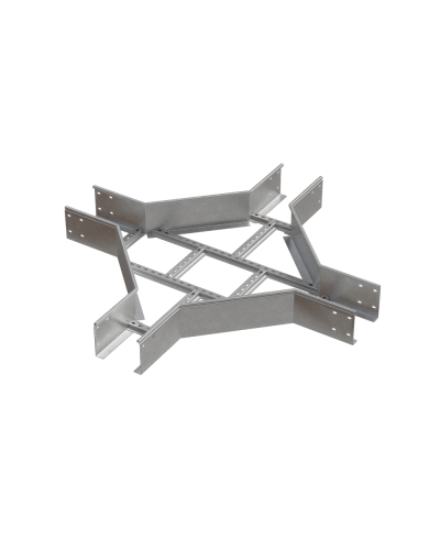 Х-разветвитель лестничный 150х500х1,5 мм HD N КМ-профиль (LXD150-500-1.5 HD N) в Стерлитамаке Аксессуары для лотков Pintop.ru