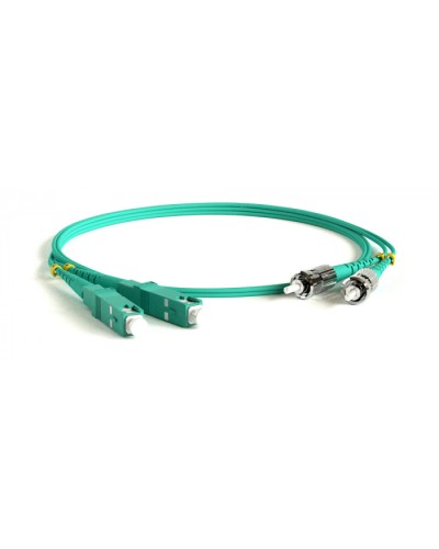Патч-корд волоконно-оптический Hyperline FC-D2-503-FC/PR-ST/PR-H-3M-LSZH-AQ в Стерлитамаке Патч-корды оптические Pintop.ru
