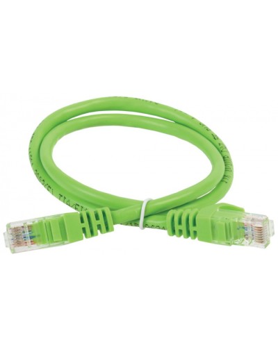 ITK Коммутационный шнур (патч-корд), кат.5Е UTP, 1,5м, зеленый (PC02-C5EU-1M5) в Стерлитамаке Патч-корды и пигтейлы Pintop.ru