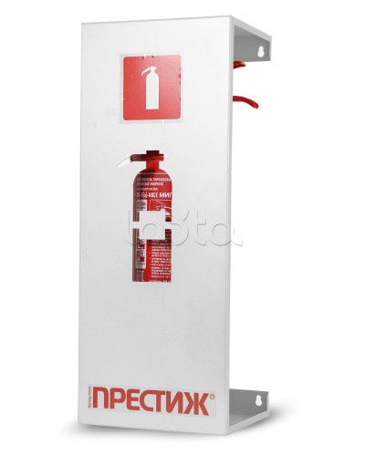 Подставка ПОЖТЕХНИКА Подставка настенная под огнетушитель ПРЕСТИЖ белый в Стерлитамаке Аксессуары для огнетушителей Pintop.ru