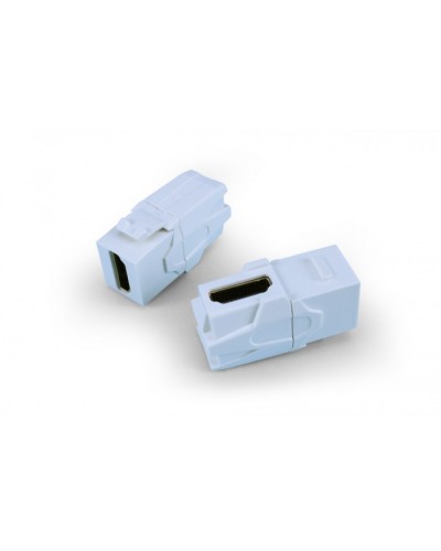 Вставка формата Keystone Jack Hyperline (KJ1-HDMI-AV18-WH) в Стерлитамаке Коннекторы Pintop.ru