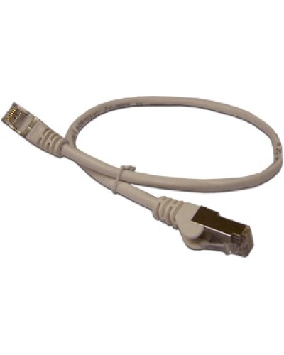 Патч-корд RJ45 - RJ45, 4 пары, FTP, категория 6, 1 м, серый LANMASTER LAN6-S45-45-1.0-GY в Стерлитамаке Патчкорды (медные) Pintop.ru