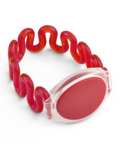 Браслет TS пружинный (красный) Tantos EM-Marine в Стерлитамаке Оптовые идентификаторы Pintop.ru