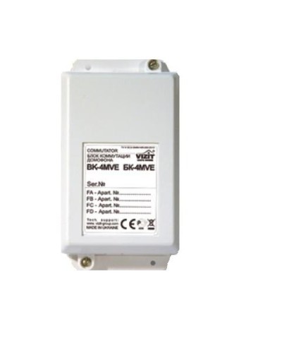 Блок коммутации домофонов Vizit БК-4MVE в Стерлитамаке Блоки управления многоабонентные Pintop.ru