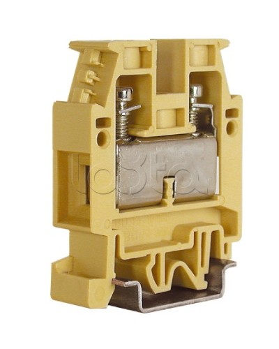 зажим бежевый 16 кв.мм DKC ZCB510 в Стерлитамаке Аксессуары для стоек и шкафов Pintop.ru