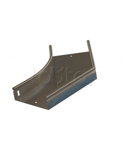 Угол 45° горизонтальный плавный Hyperline RST-AHS45-50-50-0,8-R100-SZ в Стерлитамаке Аксессуары для лотков Pintop.ru