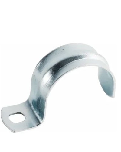 Скоба оцинк. с одним отверстием, для трубы D32мм (100 шт/уп) Экопласт (43732) - Скоба оцинкованная с одним отверстием, для трубы D32мм Экопласт в Стерлитамаке Держатели, клипсы, скобы Pintop.ru