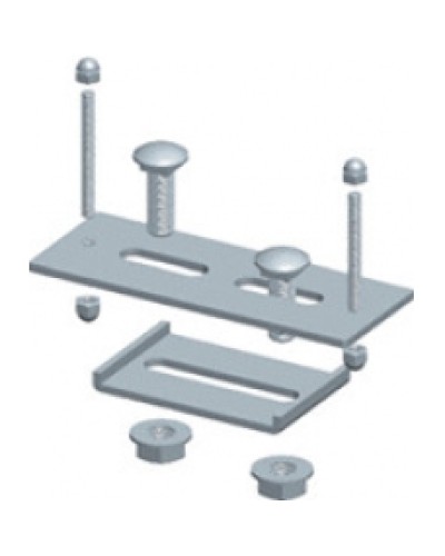 Основа фиксатора кабеля, алюминий LANMASTER LAN-MT-FBA в Стерлитамаке Аксессуары для лотков Pintop.ru