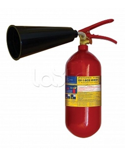 Огнетушитель ПОЖТЕХНИКА ОУ-6 -Морской ИНЕЙ (89В, до 10 000V) (баллон по ГОСТ 949) в Стерлитамаке Огнетушители Pintop.ru