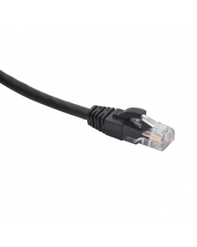 Шнур коммутационный U/UTP категория 5e LSZH нг(А)-HF 1,0 м, черный Datarex DR-181907 в Стерлитамаке Патчкорды (медные) Pintop.ru