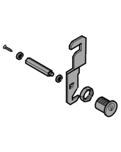 Замок дверцы G4040 Came 119RIG411 в Стерлитамаке Запчасти для шлагбаумов и автоматики Pintop.ru